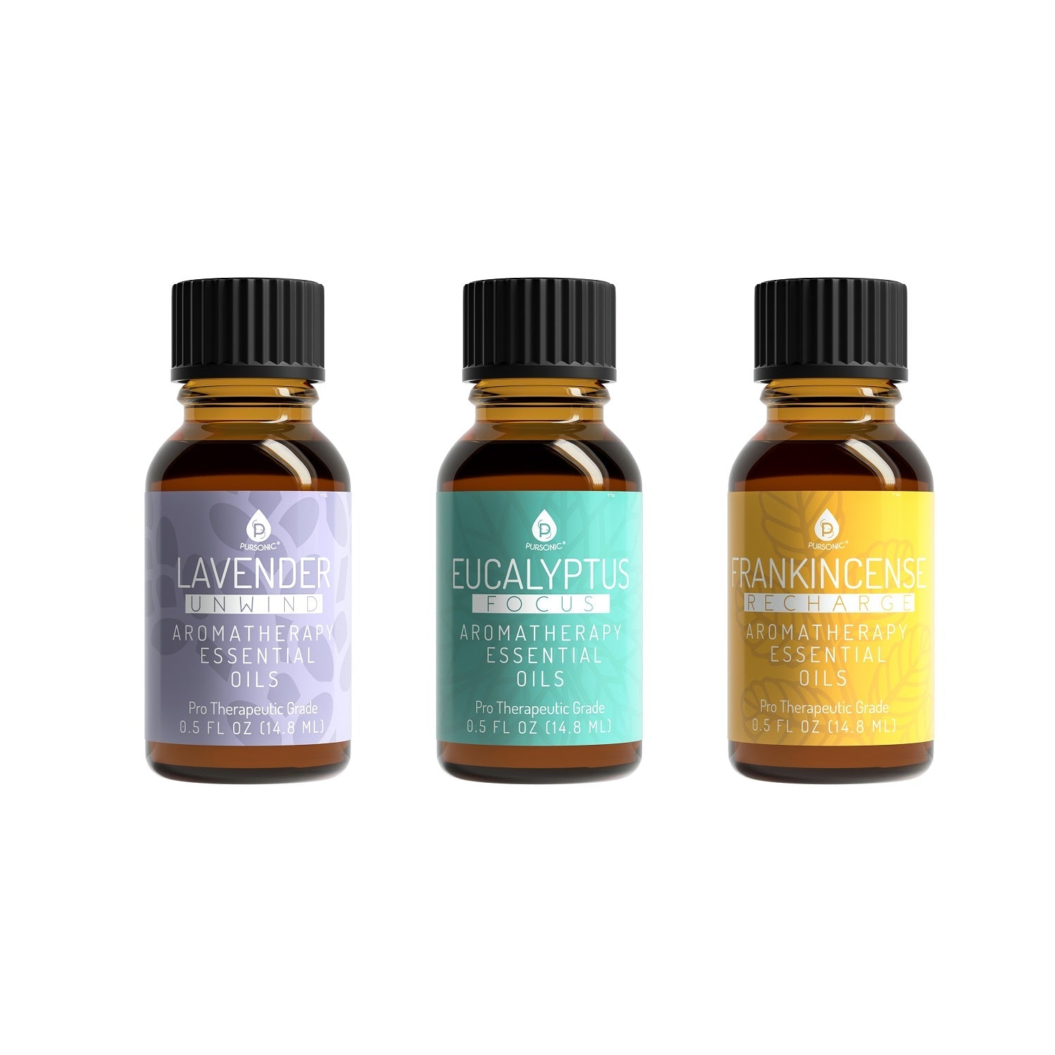 Pursonic Aromatherapy Diffuser Set - 300ml with Essential Oils