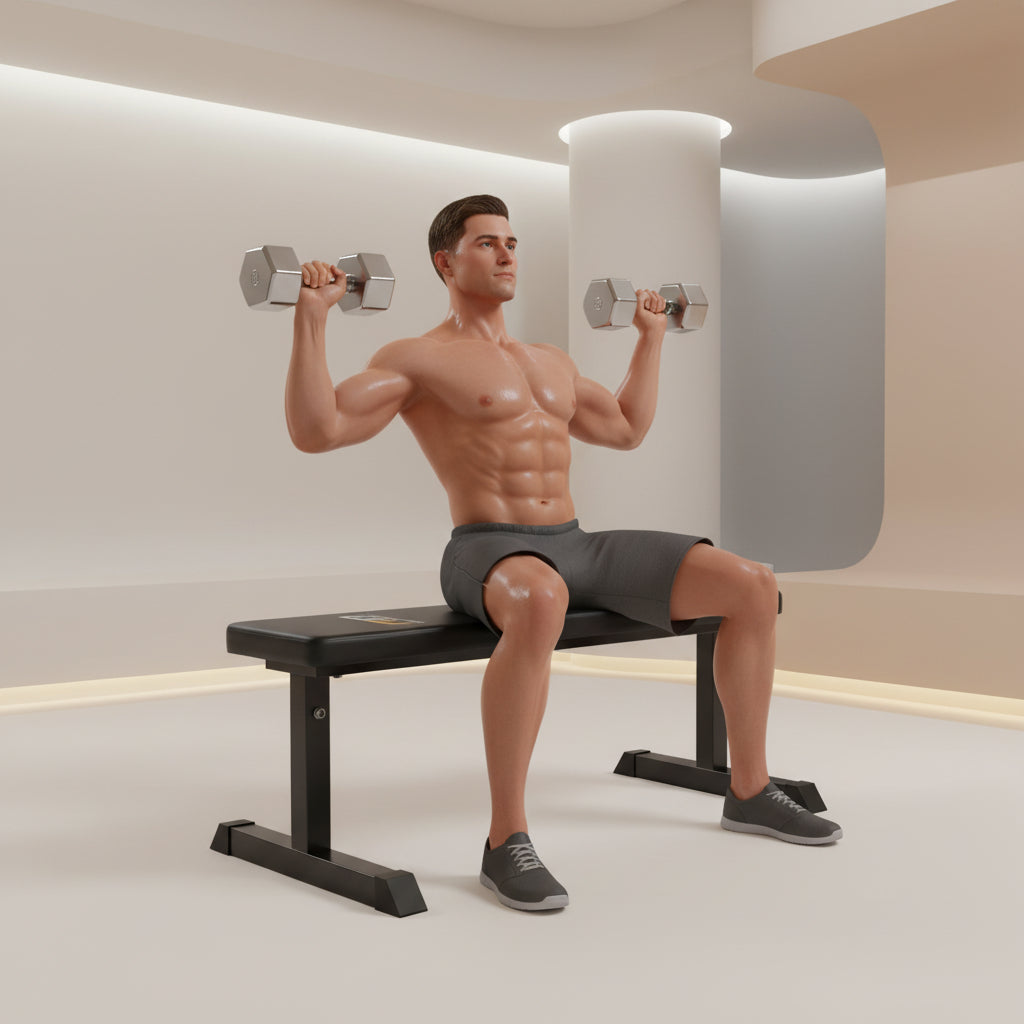 NNEDSZ Flat Bench Press Home Gym - Comfortable home equipment